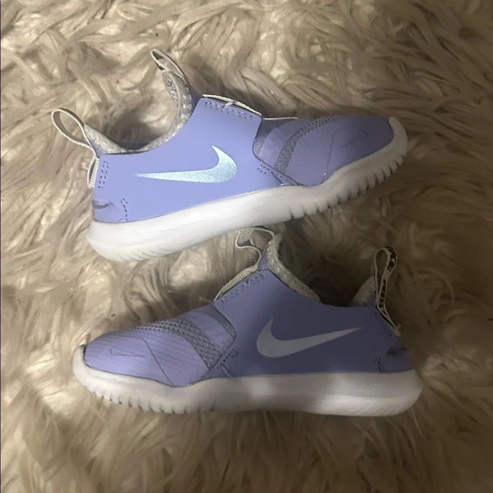 Nike Kids' Lavender and Gray Sneakers size 8c